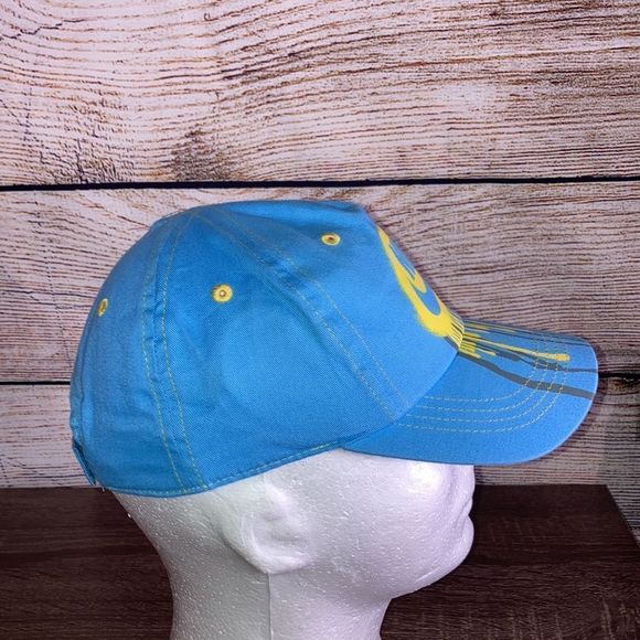 NWT Nike  Adjstable Hat Paint Drip Yellow & Blue Childs - Picture 2 of 11